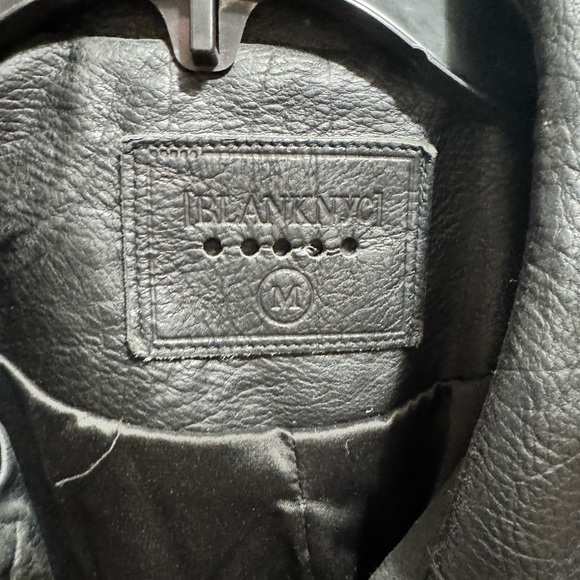 BlankNYC Embroidered Black Leather Jacket - Picture 3 of 6